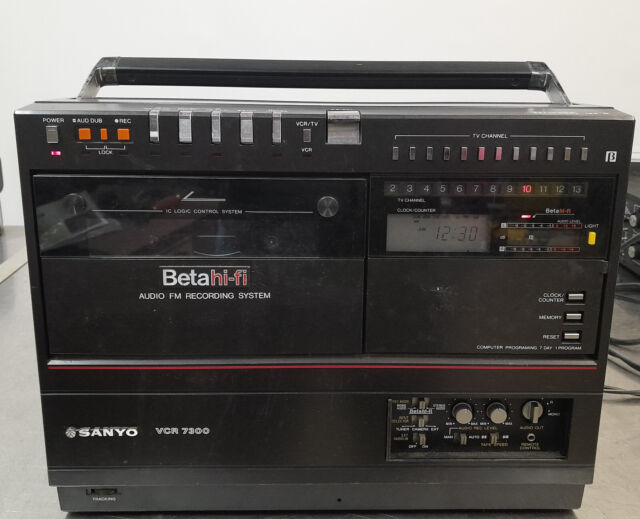 SANYO Beta Vintage VCRs | eBay