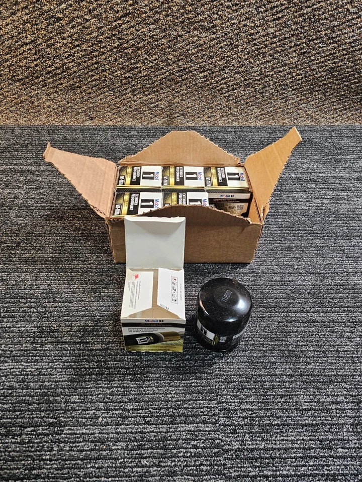 (CANTIDAD 6) Filtro de aceite Mobil 1 rendimiento extendido M1-107A giro 13/16-16" rosca Foto 1 de 4