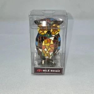 OLE MOSAIC BARCELONA SPAIN OWL BIRD FIGURINE 3.5" - Picture 1 of 6