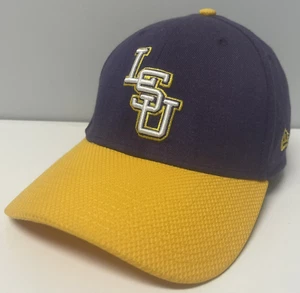 LSU Tigers NCAA New Era 39thirty Small Medium flex cap hat Excellent Condition - Picture 1 of 10