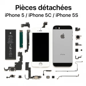 iPhone 5 / 5C / 5S – Pièces détachées – Batterie, Écran, Carte Mère et plus - Photo 1 sur 232
