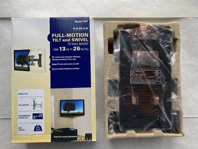 SANUS Vuepoint F107 TV Full Motion Tilt & Swivel Wall Mount 13"-26"30lb Capacity - Image 1 of 4
