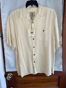 Joe Marlin Men's Silk Shirt L Embroidered Mermaid On Back NWT - Picture 1 of 19