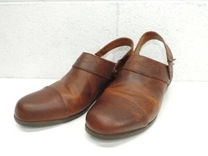 Ariat Brown Leather Mule Clog Womens Size 7B - Foto 1 di 8