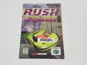 San Francisco Rush N64 Nintendo 64 autentico solo manuale *noleggio - Foto 1 di 22