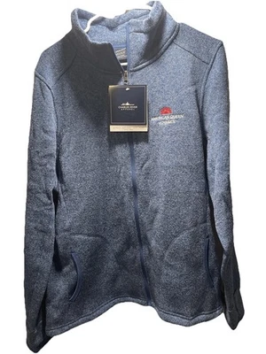 Charles River Apparel Womens Pacific Heathered Fleece Jacket Sz 2xl - Image 1 of 4