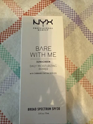 NYX Bare With Me Daily Moisturizing Primer 2.5 fl oz SPF 30 Sunscreen - Image 1 of 4