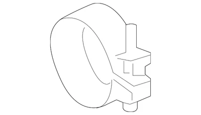 Braçadeira de tubo central genuína Mercedes-Benz 000-490-15-41 - Imagem 1 de 2