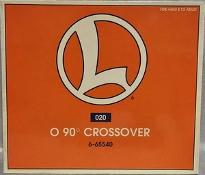 Lionel O Gauge 90º Crossover Train Track 6-65540 90 dgree - Picture 1 of 5