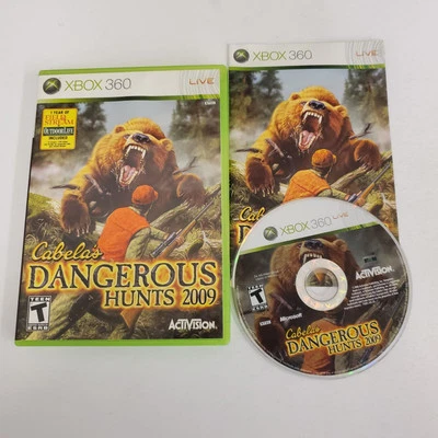 Cabela's Dangerous Hunts 2009 XBOX 360 Game & Manual Tested - Image 1 of 2