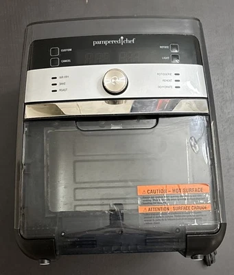 Pampered Chef Deluxe Air Fryer/Rotisserie/Dehydrator Model 100194 Tested Used - Image 1 of 4