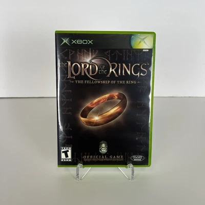 Lord of the Rings: The Fellowship of the Ring (Microsoft Xbox, 2002) Game & Case - Image 1 of 4