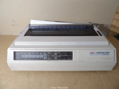 OKI MICROLINE 3410 9-Pin Dot Matrix Printer Parallel - PRINT OK / EXCL RIBBON - Bild 1 von 4