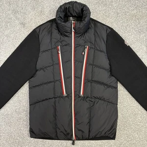 Moncler Grenoble Tricot Black Size XL Fits Large 100% Authentic - Picture 1 of 12
