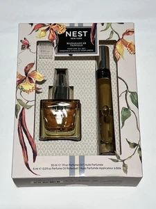 NEST New York Madagascar Vanilla Perfume Oil Duo Gift Set Travel and 1 fl oz - Picture 1 of 2