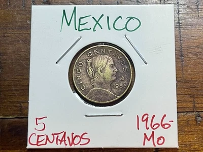 México 🇲🇽 Moedas 1966-Mo 5 centavos - Combinamos frete! - Imagem 1 de 4