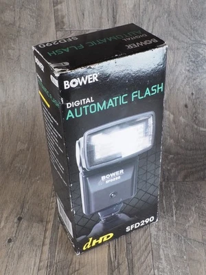 Bower SFD290 Tilt Digital Automatic Flash New in Package Zoom 28mm-85mm Box - Image 1 of 4