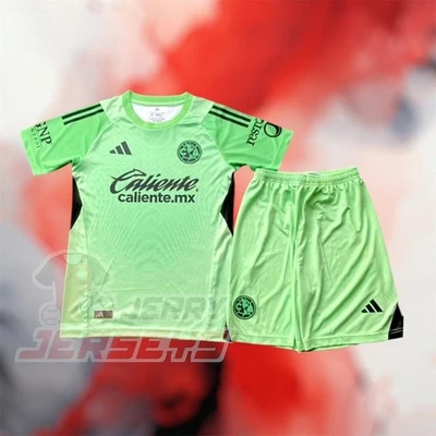 AMERICA GREEN GOALKEEPER SOCCER KIDS JERSEY 2025/2026 - Image 1 of 4