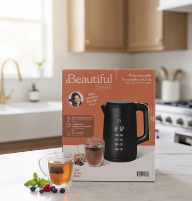 Beautiful Programmable Temperature Kettle- Beautiful By Drew Barrymore- Black - Image 1 of 4
