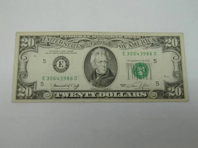 1974 SERIES U.S. TWENTY DOLLAR $20 BILL VINTAGE RICHMOND E SERIES - Image 1 of 2