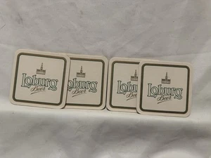 Juego de 4 posavasos para cerveza SOUS BOCK BIÈRE LOBURG - Imagen 1 de 2