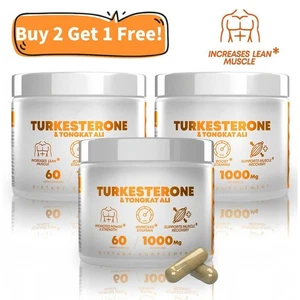 Turkesterone 1000 Mg Natural Capsules Supplement Muscle Growth & Recovery - Picture 1 of 11
