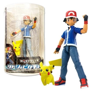 JUEGO DE MONSTRUOS DE BOLSILLO XY MONCOLLÉ SATOSHI Ash Ketchum y PIKACHU Figura Excelente - Imagen 1 de 12