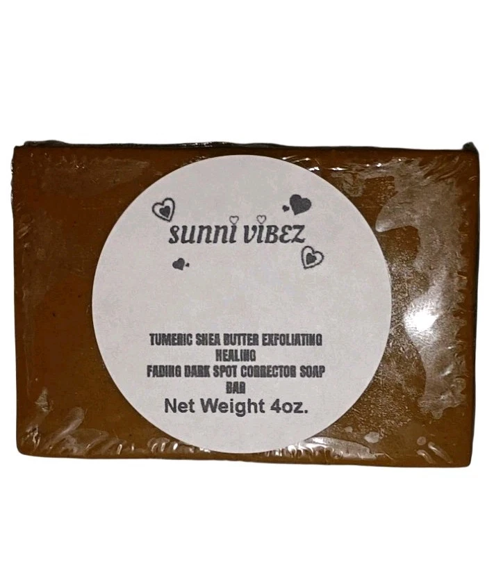 Jabón tumérico, manchas oscuras, brillo de la piel, piel más brillante, cicatrices, todo tipo de piel (125 g Foto 1 de 3