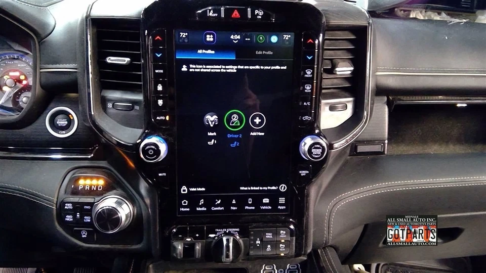 Rueda de 6 orejetas con control de temperatura nuevo estilo para camioneta Dodge 1500 22-23 199582 Foto 1 de 4