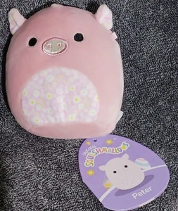 Kellytoy Squishmallows 4" Peter the Pink Easter Pig/Piglet 2023 #16-6 NWT - Picture 1 of 2