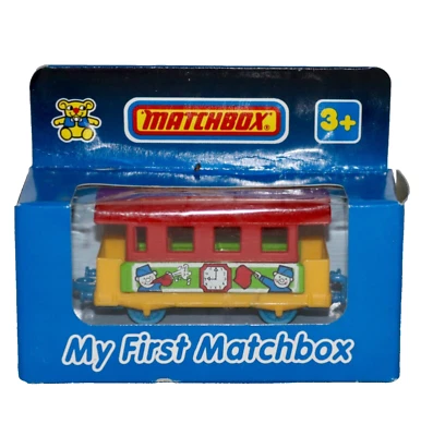 My First Matchbox ~ Carro de tren de pasajeros súper rápido ~ LL111 1990 Foto 1 de 4