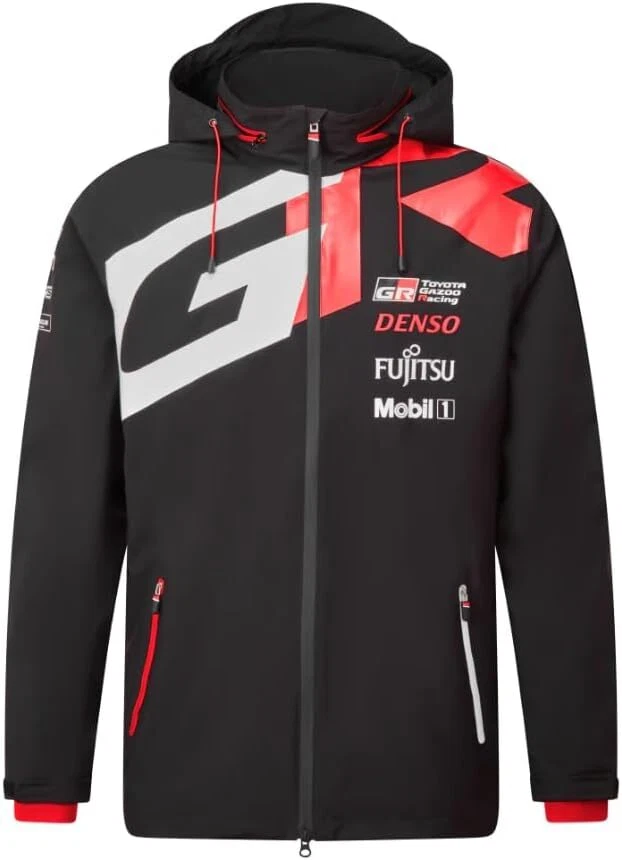 Toyota Gazoo Racing Official Team Lightweight Rain Jacket WEC Le Mans 24hr black - Image 1 of 1
