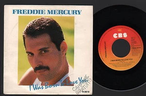 7" QUEEN FREDDIE MERCURY I WAS BORN... / STOP ALL THE FIGHTING PROMO PUNCHED HOL - Picture 1 of 1