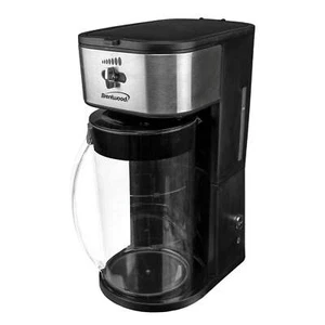 Théière et café glacés Brentwood en noir avec pichet 64 oz - Photo 1/7