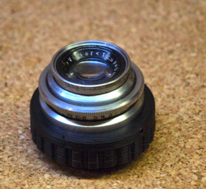 Praktiflex lens  M40  adapter to  M39