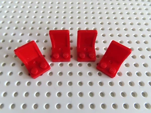 Lego 4 x Sitz Stuhl Autositz 4079B rot 2x2 NEU - Bild 1 von 1