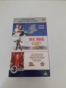 SEVEN BRIDES / CALAMITY JANE / ANNIE GET YOUR GUN - VHS PAL (UK) VIDEOs - SEALED - Picture 1 of 5