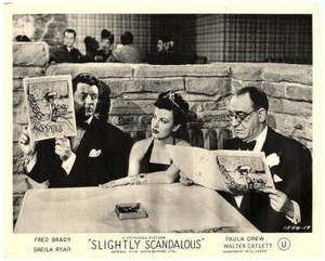 Slightly Scandalous original 8x10 lobby card 1946 Sheila Ryan Fred Brady booth