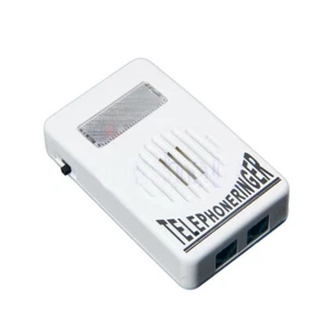 Extra-Loud Ringer Sound Telephone Phone Amplifier Strobe Light Flasher Bell e - Photo 1/7