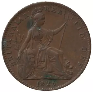 More details for 1825 george iiii farthing coin