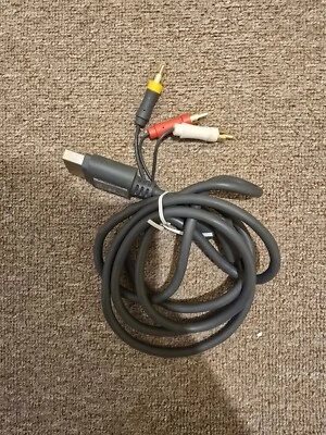 Official Microsoft XBOX 360 COMPONENT HDTV TV AV Cable Lead - Image 1 of 2