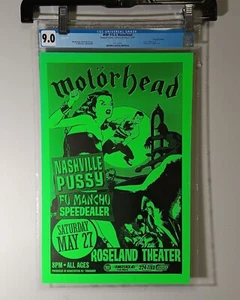 Vintage GRADED 9.0 MOTORHEAD Siebdruck Poster vom Künstler Mike King Portland OR. - Bild 1 von 9