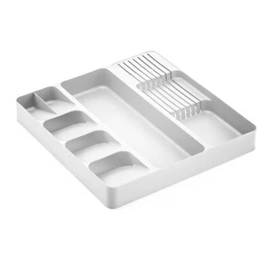 Besteckkasten Besteckeinsatz Smart 8 Fächern Schubladeneinsatz Besteck Organizer - Bild 1 von 9