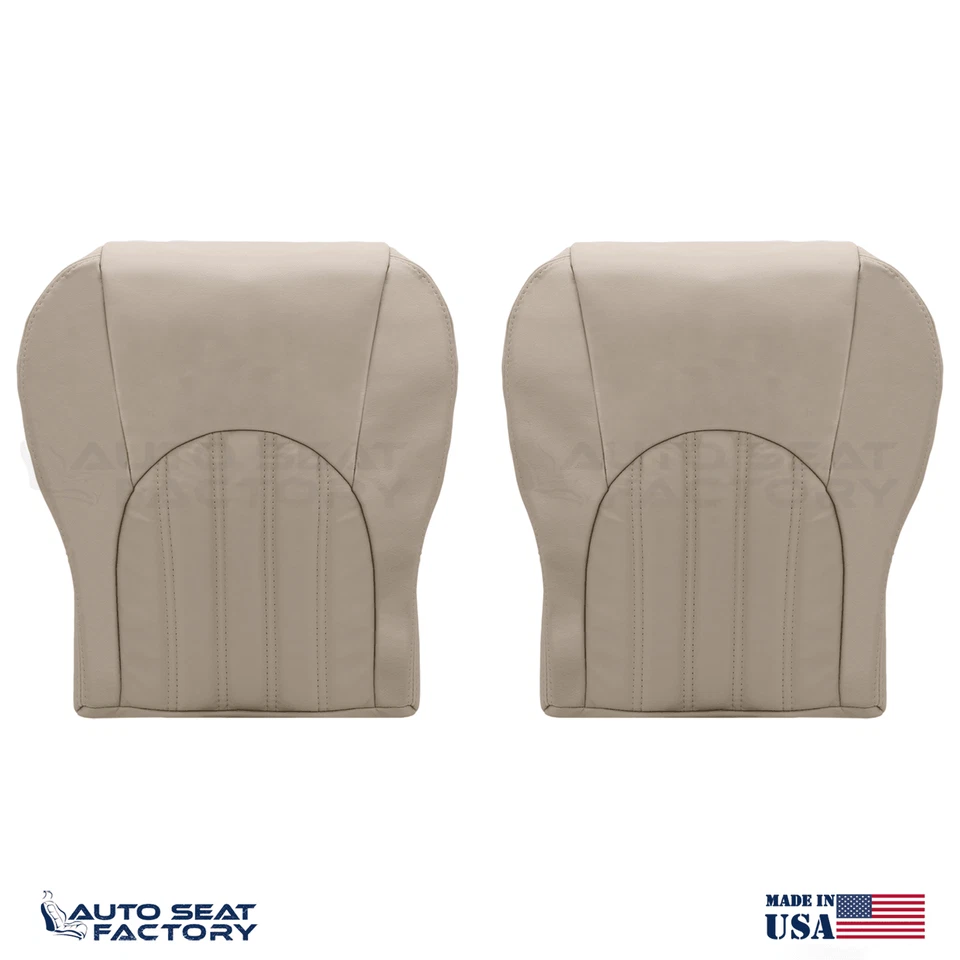 2001 -2005 Fits Jaguar XK8 XKR LEFT & RIGHT Bottom SDC Coffee Leather Seat Cover - Image 1 of 4