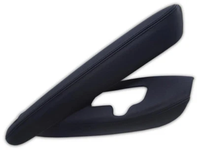 Cubiertas de reposabrazos de panel de puerta negras para Acura RL 05-12 cuero real Foto 1 de 4