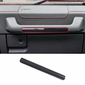 Cubierta de mango de caja copiloto de fibra de carbono seca 1 pieza para Benz Clase G 2007-2018 - Imagen 1 de 6