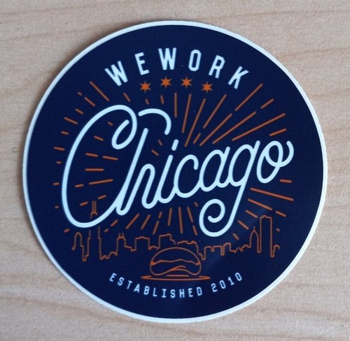 Wework Chicago Promo Sticker 3