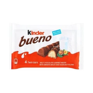 Ferrero Kinder Bueno Milk & Hazelnut 4 X 43G - Picture 1 of 1