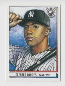 Gleyber Torres 2021 TOPPS BIG LEAGUE ARTE DEL JUEGO INSERTO #ATG-GT YANKEES - Imagen 1 de 1