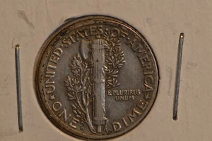 1920-D Merkur Groschen schöne zirkulierte Originalhaut schöner kleiner Groschen - Bild 1 von 5